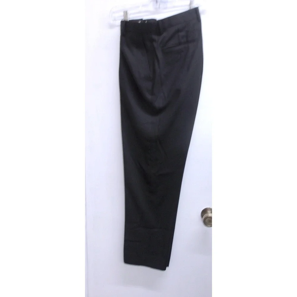 Jos A Bank Mens Black Dress Pants Size 34x30 Flat Front Tailored Fit‎ /#26143 - Picture 2 of 6